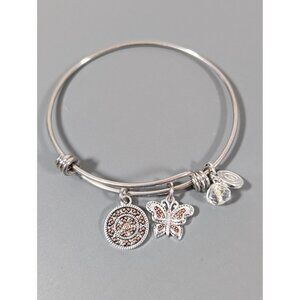 Love This Life Granddaughter Butterfly Charm‎ Bracelet Stacking 7.5"